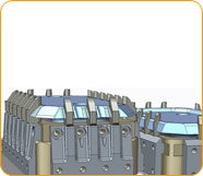 Form Tool, Pre-Punch and Perimeter Trim Tooling for Berry Container